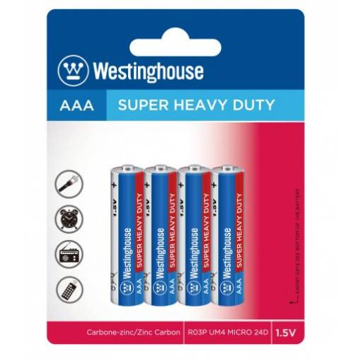 Foto - Baterie Westinghouse AAA/LR3 - 4 kusy